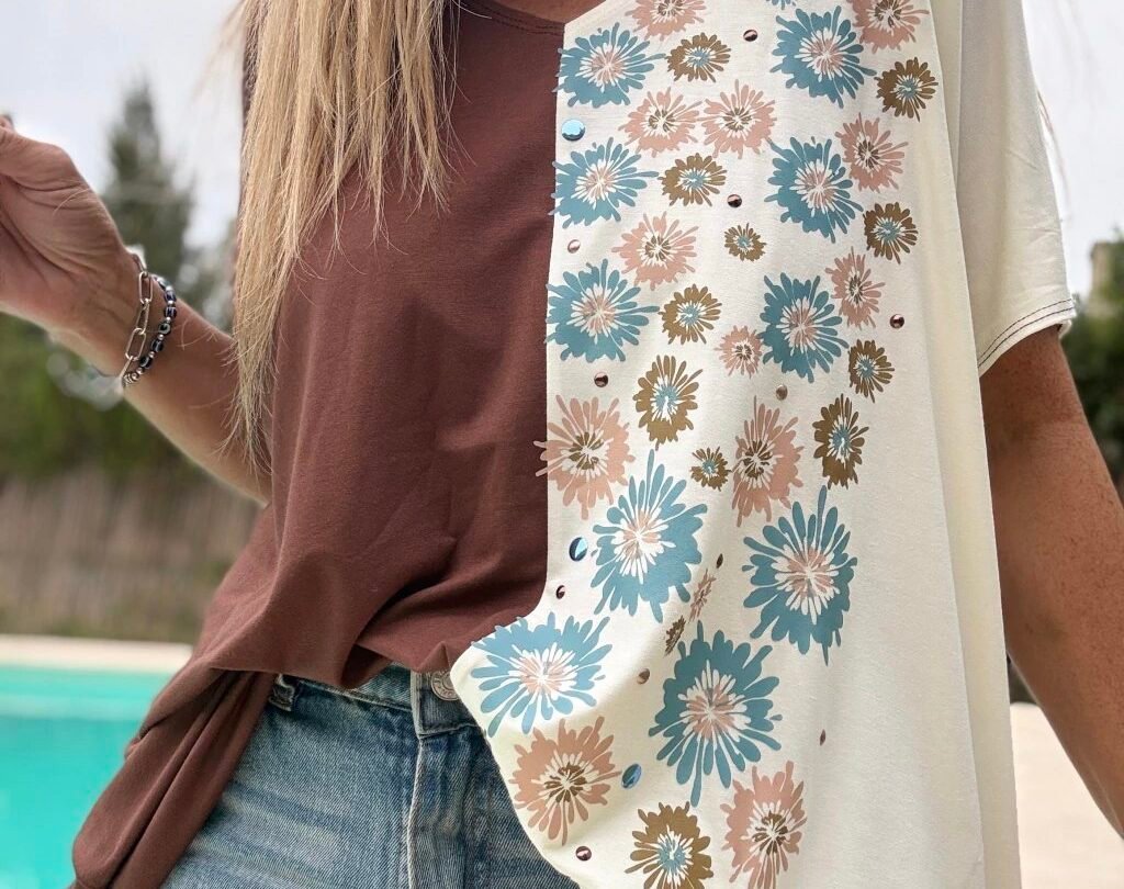 Remeron dos Colores Margaritas.