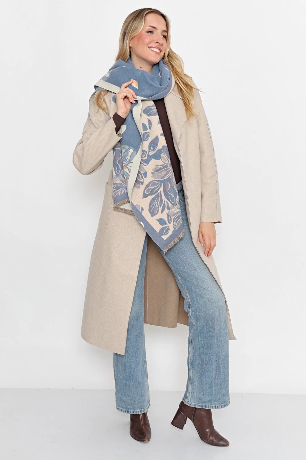 Bufandon Tejido Jaquard.