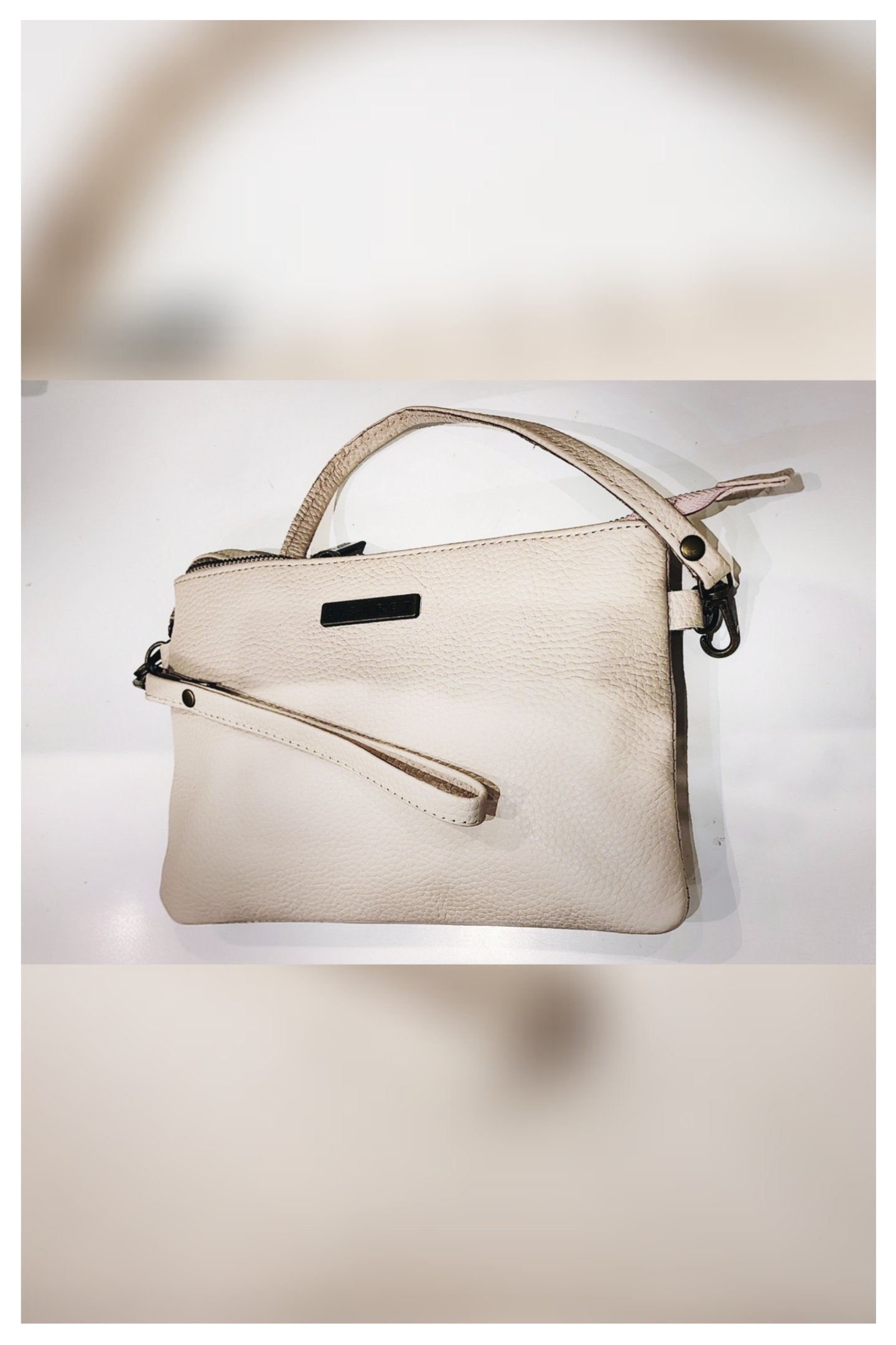 Sobre Cartera 100% Cuero. - Image 3